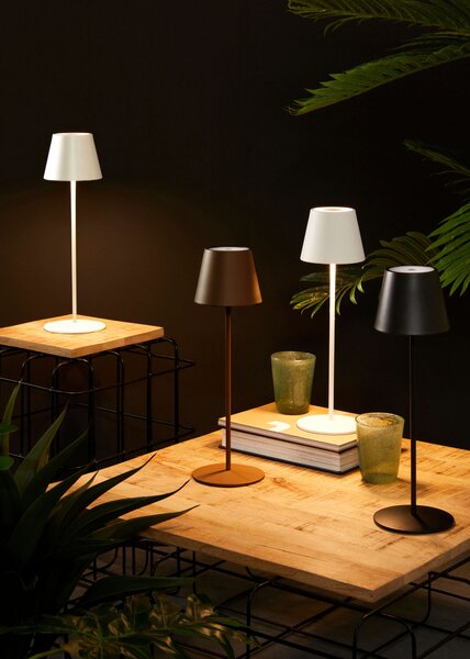 MUZZA Stolná lampa tanel čierna
