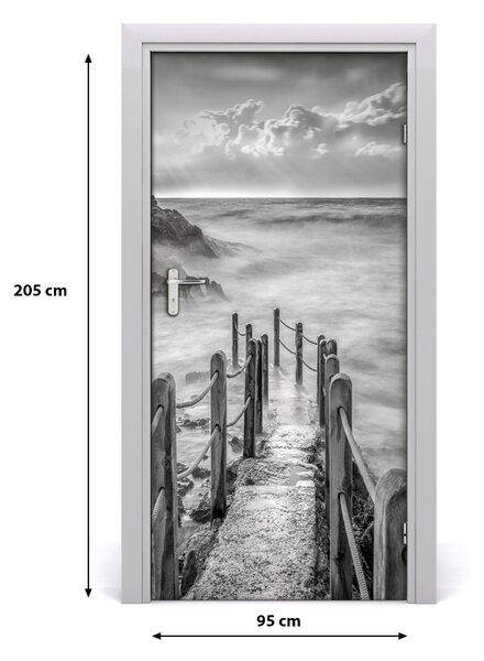 Fototapeta na dvere samolepiace Chodník nad morom 95x205 cm