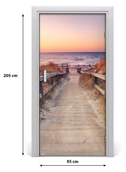 Fototapeta na dvere samolepiace Chodník na pláž 95x205 cm