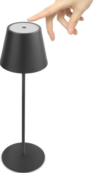 MUZZA Stolná lampa tanel čierna