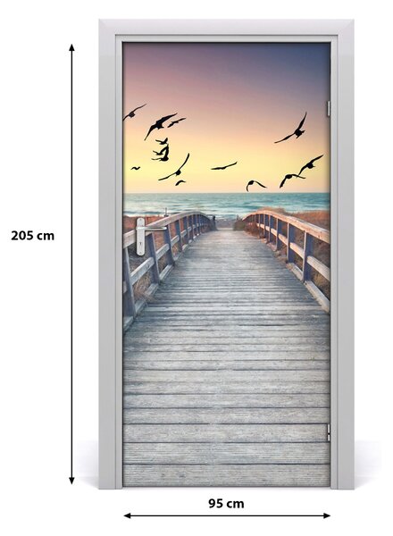 Fototapeta na dvere samolepiace Chodník na pláž 95x205 cm