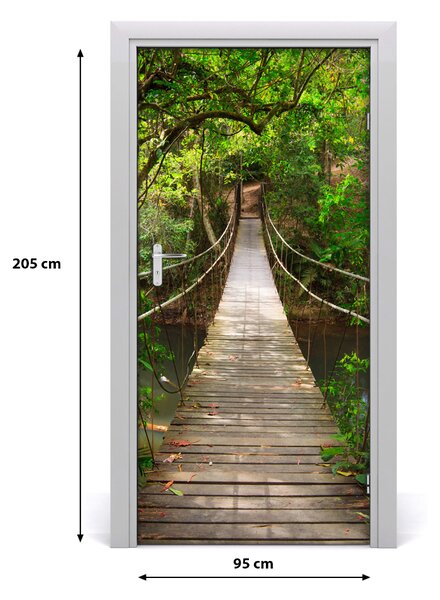 Fototapeta na dvere visiaci most 95x205 cm