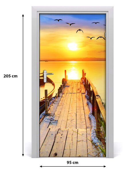 Fototapeta na dvere jazero 95x205 cm