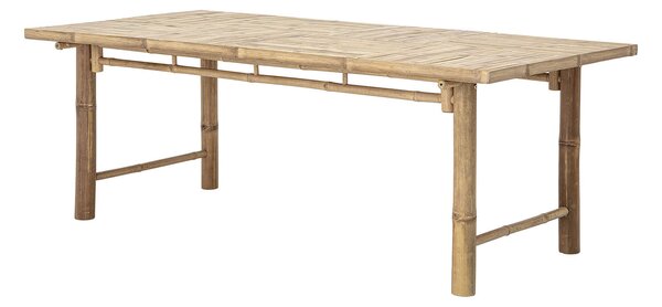 MUZZA Bambusový jedálenský stôl sole 200 x 100 cm prírodný