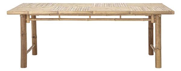MUZZA Bambusový jedálenský stôl sole 200 x 100 cm prírodný