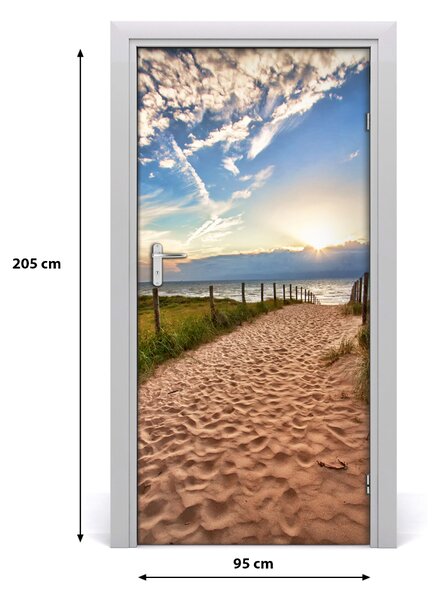Fototapeta na dvere Chodník na pláž 95x205 cm