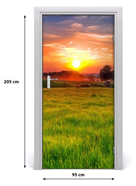 Fototapeta na dvere západ slnka 95x205 cm