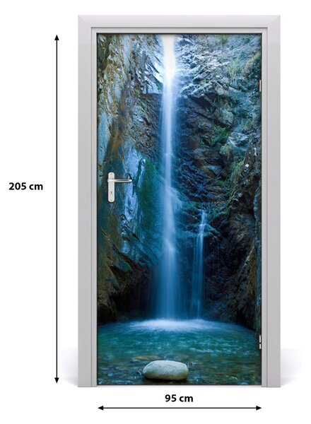 Fototapeta na dvere vodopád 95x205 cm