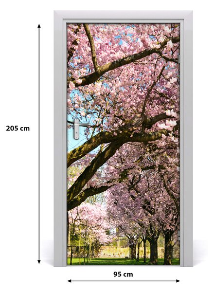 Fototapeta na dvere višne 95x205 cm