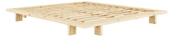 Dvojlôžková posteľ z borovicového dreva s roštom 140x200 cm Japan – Karup Design
