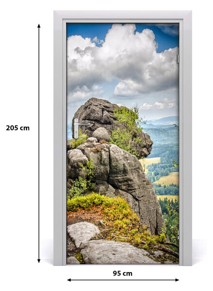 Fototapeta na dvere Szczeliniec Wielki 95x205 cm