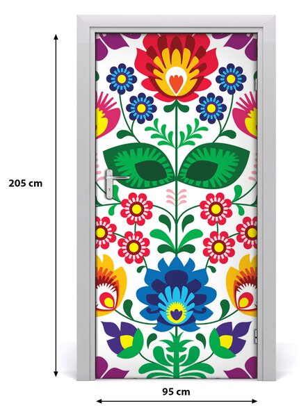 Samolepiace fototapety na dvere etnický vzor 95x205 cm