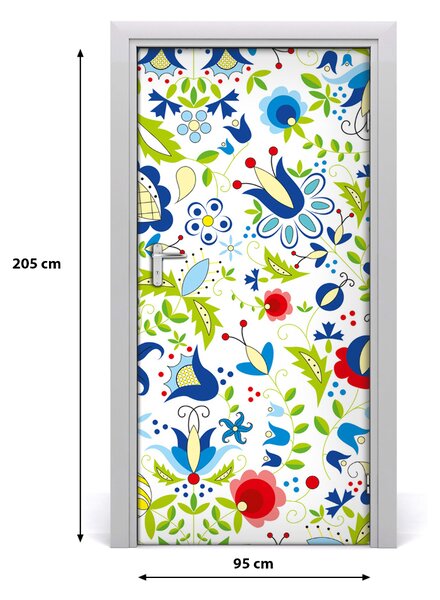 Samolepiace fototapety na dvere etnický vzor 95x205 cm