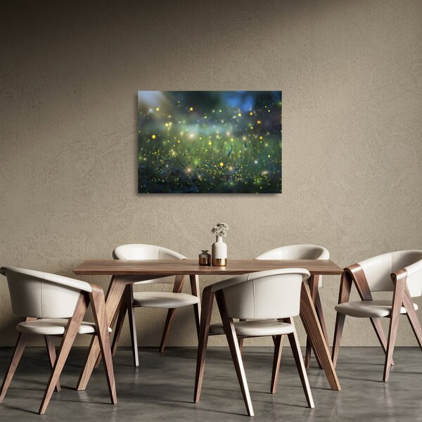 Sklenený obraz - Čarovná noc (70x50 cm)