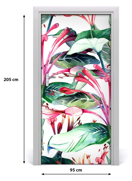Samolepiace fototapety na dvere Lonicera 95x205 cm