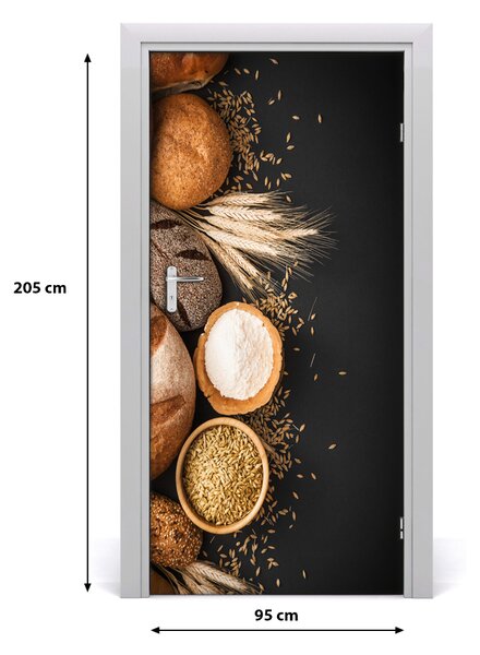 Fototapeta na dvere samolepiace pečivo 95x205 cm