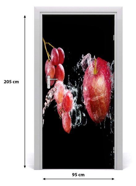 Fototapeta na dvere do domu samolepiace ovocie 95x205 cm