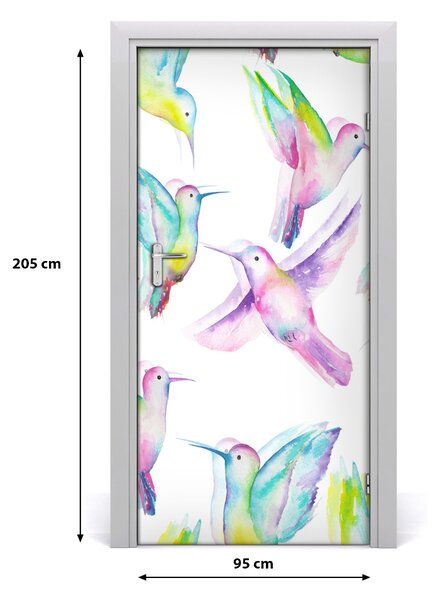 Samolepiace fototapety na dvere farebné kalibre 95x205 cm