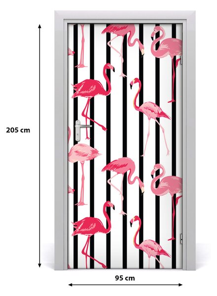 Samolepiace fototapety na dvere Fleminga a pásky 95x205 cm