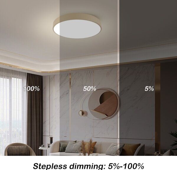 Brilagi - LED stmievateľné svietidlo POOL LED/60W/230V 3000-6000K priemer 60 cm béžové + diaľkový ovládač