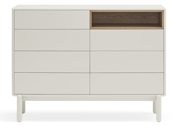 MUZZA KOMODA CORVO KRÉMOVÁ 40 X 120 CM