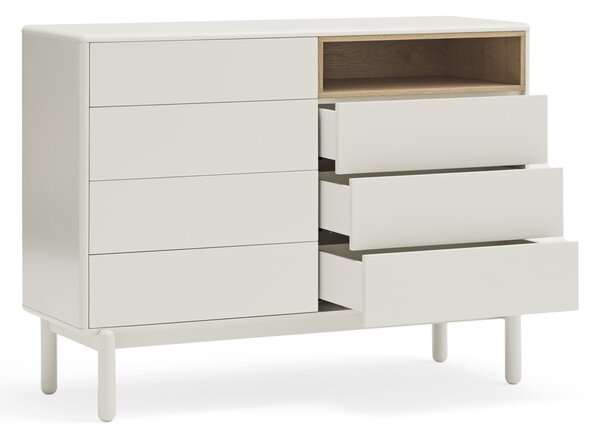 MUZZA KOMODA CORVO KRÉMOVÁ 40 X 120 CM