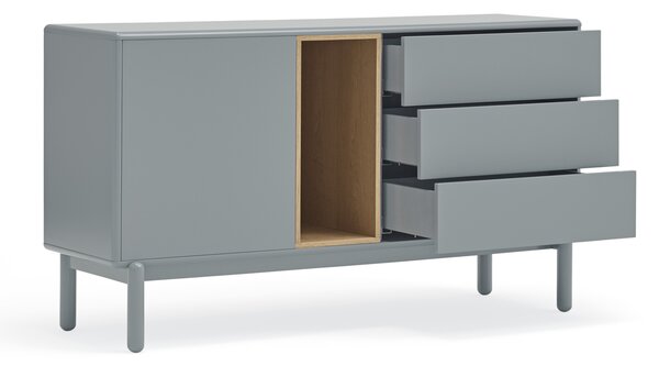 MUZZA KOMODA CORVO SIVÁ 76 X 137 CM