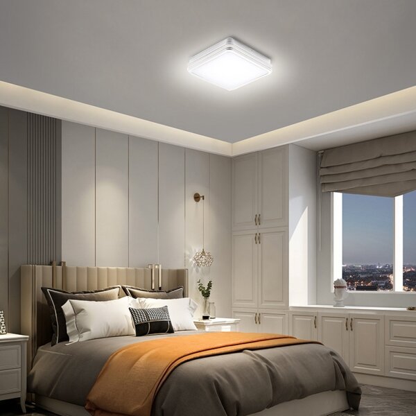 Brilagi - LED vonkajšie svietidlo BENE LED/18W/230V 22x22 cm biela IP54