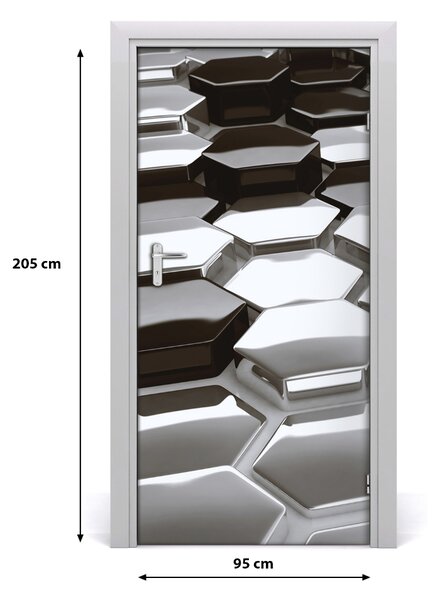Samolepiace fototapety na dvere abstrakcie 3D 95x205 cm