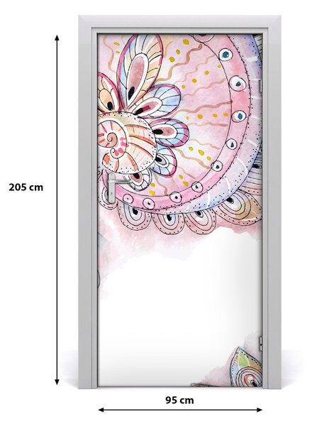 Samolepiace fototapety na dvere abstraktné vzor 95x205 cm