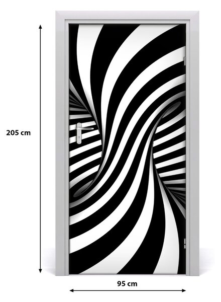Samolepiace fototapety na dvere abstrakcie vír 95x205 cm