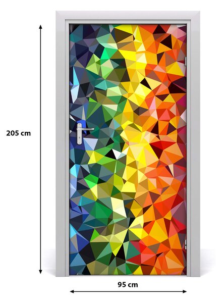 Samolepiace fototapety na dvere Geometrickké 95x205 cm