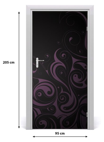 Samolepiace fototapety na dvere ornamenty 95x205 cm