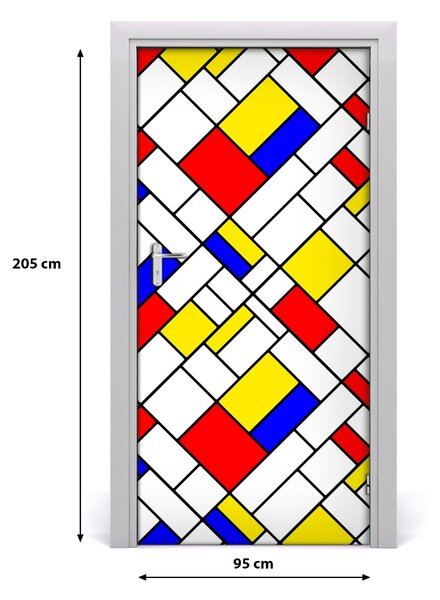 Samolepiace fototapety na dvere abstrakcie 95x205 cm