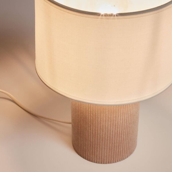 MUZZA Stolná lampa elian béžová