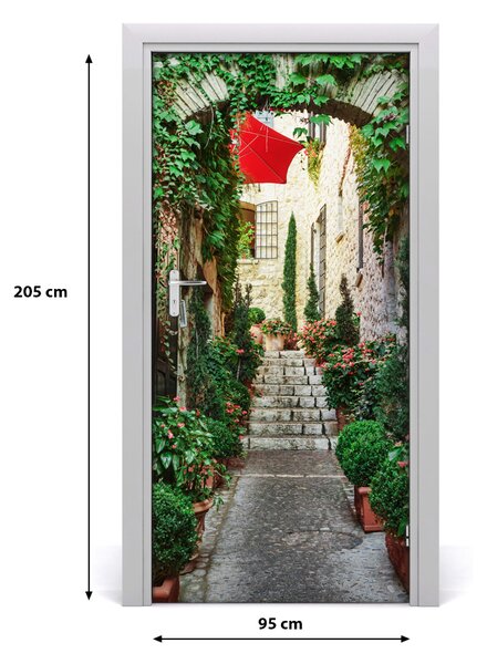 Fototapeta samolepiace na dvere Francúzsko uličky 95x205 cm