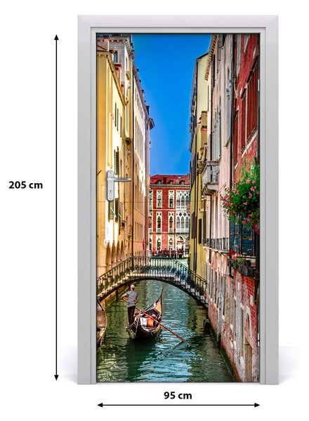 Fototapeta samolepiace na dvere Benátky Taliansko 95x205 cm
