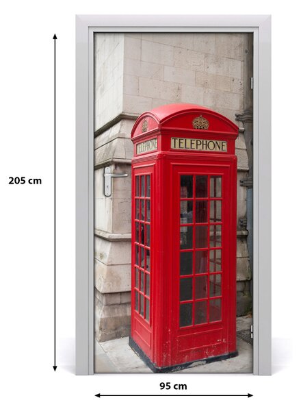 Fototapeta samolepiace na dvere Londýn 95x205 cm