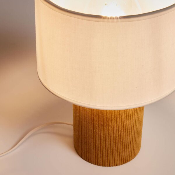 MUZZA Stolná lampa elian horčicová
