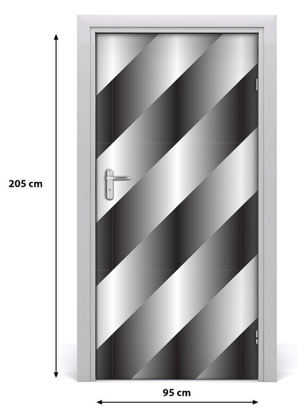 Samolepiace fototapety na dvere abstrakcie pásky 95x205 cm