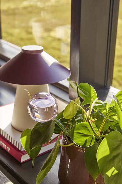 MUZZA Stolná lampa peppero vínová