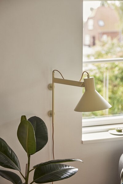 MUZZA Nástenná lampa diola krémová