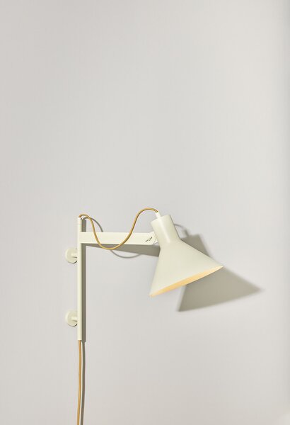 MUZZA Nástenná lampa diola krémová