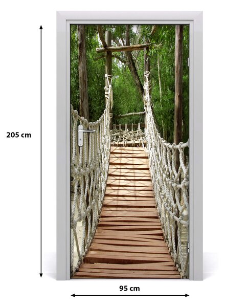Fototapeta samolepiace na dvere Visiace most 95x205 cm