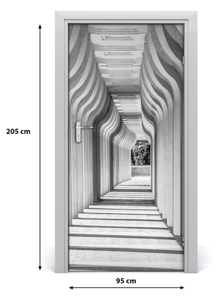 Fototapeta samolepiace na dvere chodba 95x205 cm