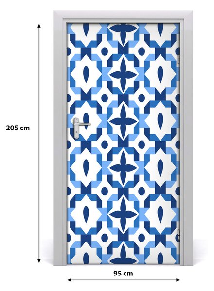 Fototapeta na dvere geometrické pozadie 95x205 cm