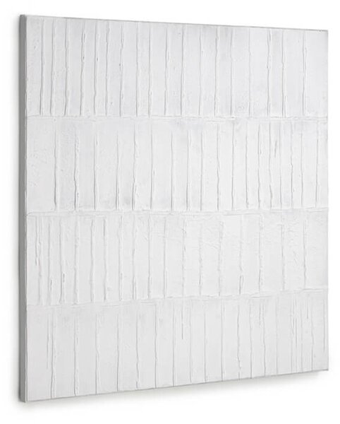MUZZA Obraz illisa 90 x 90 cm biely