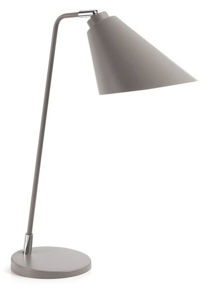 MUZZA Stolná lampa rampi sivá