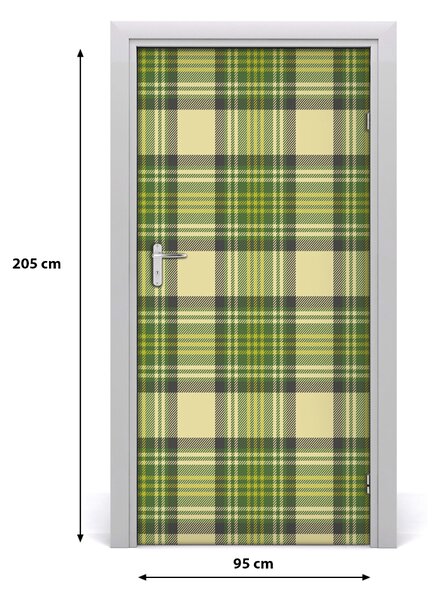Fototapeta na dvere zelená mreža 95x205 cm