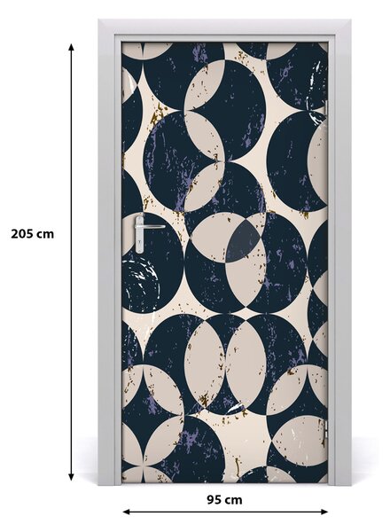 Fototapeta na dvere geometrické pozadie 95x205 cm